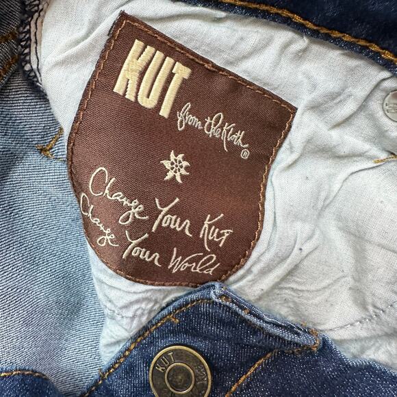 Kut From The Kloth Jeans Straight Leg WMNS 6 Med Wash Mid Rise KP9065MA2 Casual - Picture 5 of 11